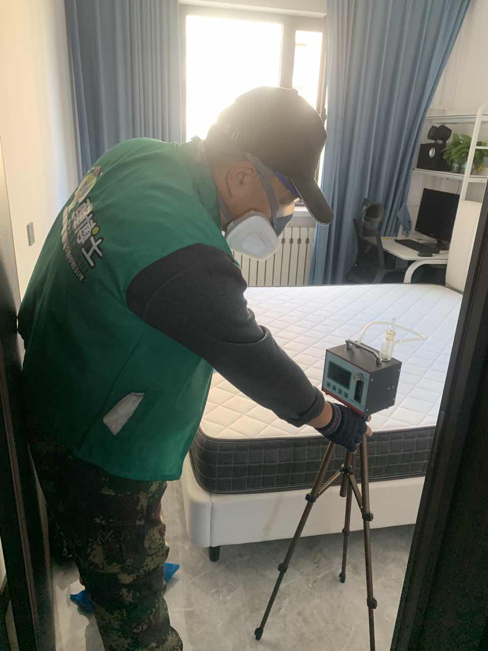 青州醛博士百和国际小区测甲醛 甲醛检测现场